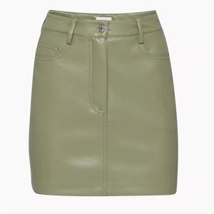 Aritzia Wilfred Chemistry Skirt in Sage